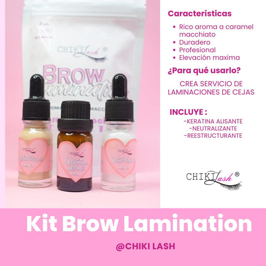 BROW LAMINATION CAFFE MACHIATO BY CHIKI LASH