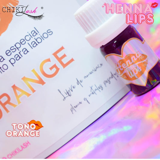 HENNA LIPS TONO ORANGE