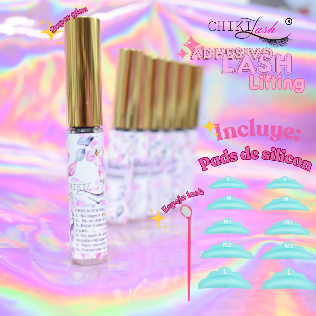 ADHESIVO LASH LIFTING CHIKI LASH TRANSPARENTE