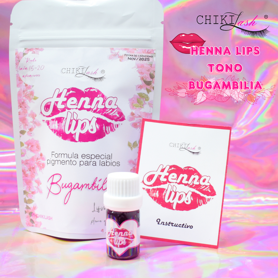 HENNA LIPS BUGAMBILIA BY CHIKI LASH