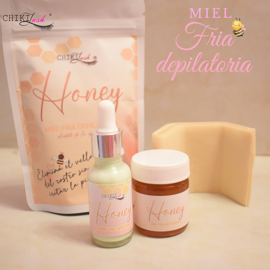 Kit de Cera Fría para Depilación Facial